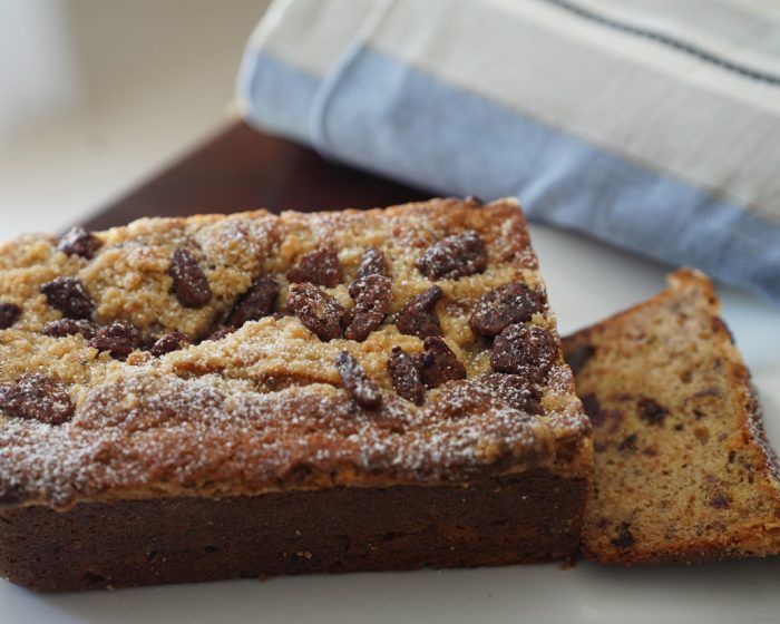 Southern Butter Pecan & Date Crumb Cake