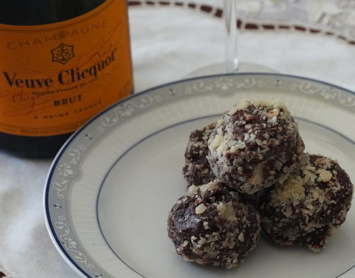 Orange Brownie Macadamia Nut Crunch Bites