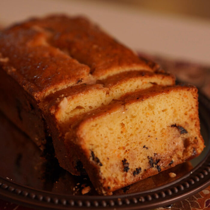 Orange Chocolate Streusel Crumb Cake