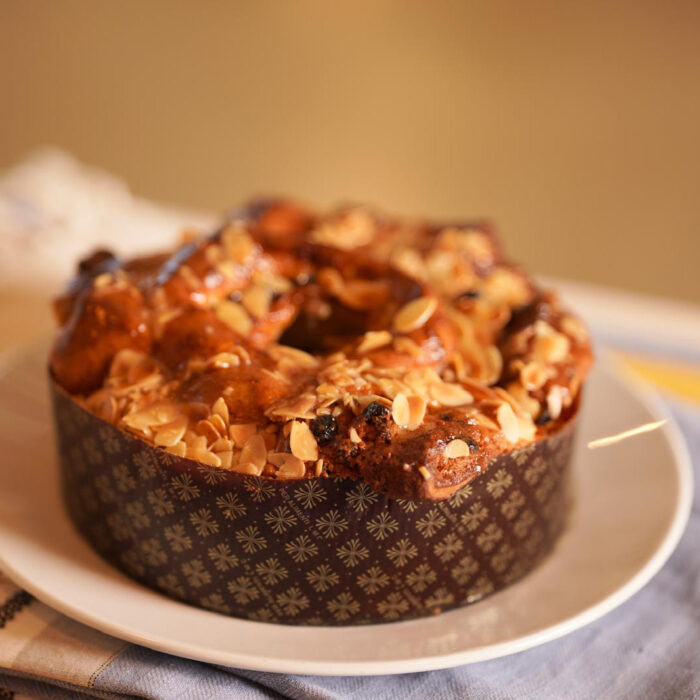 French Brioche Frangipane Coffee Cake